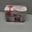 Marbrasse Pen Organizer with 2 Drawer, Multi-Functional Pencil Holder for Desk, Desk Organizers and Accessories with 5 Compartments + Drawer for Office Art Supplies (White)