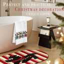 Christmas Cow Kitchen Towels, Highland Cow Kitchen Towels Decor for Bathroom Kitchen Cows Dish Towels Gifts for Women 16x24