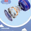 Bywulanda Upgrade USB Type C Kids Headphone for School, 94dB Safe Volume Limited, HD Stereo Sound, Foldable Lightweight On-Ear Headphones for Boys/Girls/Students/Tablet/Travel(Navy Blue)