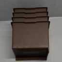 Bed Risers 6 Inch Heavy Duty,Oversized Couch Risers, Extra Wide Furniture Risers for Sofa Table Desk Headboard Chair Lifting,Rectangle Risering Blocks Support 6000 lbs(4 Pack Brown)