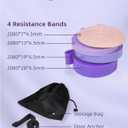 Fitense Resistance Bands Set - Pull Up Bands for Men Women, Exercise Bands Resistance with Door Anchor, Training Poster & Pouch for Body Stretching, Pull Up Assist