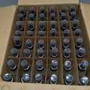 NOOEEISS Green Glass Small Spray Bottles 2 oz 48 Packs,Fine Mist Sprayer Pretty Finish,Refillable Containers mini spray bottles for Cleaning Solutions and Skin Care (Clear Frosted 48Pack)