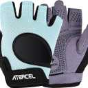 ATERCEL Weight Lifting Gloves Full Palm Protection, Workout Gloves for Gym, Cycling, Exercise, Breathable, Super Lightweight for Mens and Women S