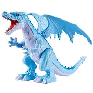 Robo Alive Ferocious Roaring Dragon Battery-Powered Robotic Toy by Zuru (Blue)