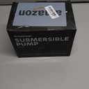 GROWNEER 550GPH Submersible Pump 30W Ultra Quiet Fountain Water Pump, 2000L/H, with 7.2ft High Lift, 3 Nozzles, 4.9 Feet Tubing for Aquarium, Fish Tank, Pond, Hydroponics, Statuary