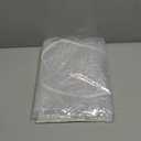 Walrus Clear Round Vinyl Fitted Tablecloth Waterproof Oilcloth Heavy Duty Elasticized Table Cover Elastic Edge Design Plastic Tablecloth Protector for Round Table