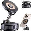 Phone Holders for Your Car, Car Phone Holder for Magsafe [Upgraded Strongest Suction & Magnetic] 360 Adjustable Magnetic Car Phone Mount for Your Car/Gym/Mirror Mount for iPhone & Android | Best Gift
