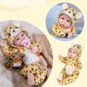 Aori Baby Doll 17 inches, Real Life Baby Dolls with Feeding Kit Included, Life Like Newborn Baby Doll that Look Real, Ideal Gift for Kids, Birthday, Pretend Play