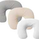 3-Pack Nursing Pillow Cover ONLY Compatible with Boppy Nursing Pillow, Soft Covers for Breastfeeding Pillows