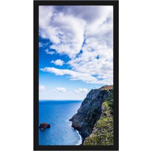 MENNTHUI 11x23 Black Picture Frame, Wall Mounting Horizontally or Vertically, Decoration for Photos, Paintings, Posters, Artwork