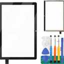 for ONN 100092980 Screen Replacement 10.1" for ONN 100092980 Touch Screen Replacement for ONN 100092980 Digitizer Repair Parts Black (Without LCD Display)