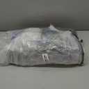 6 Pack Moving Bags with Full-Open Side Zipper, Extra Large 93L Heavy Duty Waterproof Foldable Storage Totes for College Dorm, Moving & Home Organization Black