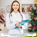 Kasyat 36 Pcs Christmas Thank You Gifts Ornaments Bulk for Employee Coworker Appreciation Gifts Acrylic Thank You for Being Awesome Hanging Pendant with Ribbon and Card for Team Staff Teacher (Round)