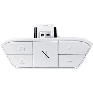 Stereo Headset Player Adapter for Xbox One/One S/Elite 1&2/for Xbox Series X|S Controllers, Mic Headphone Adapter for Xbox One Controller, Audio Kit for Series S|X X One Players, White