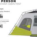 CORE Instant Cabin Tents | Family Cabin Multi Room Pop Up Tents Car Camping | Included Storage Pockets for Camping Accessories