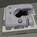 LoMoTive Sewing Machine for Beginners - Portable Electric Hand Mini Sewing Machine 12 Built-In Stitches with 2 Speed Foot Pedal Small Handheld Maquina de Coser Purple