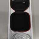 APETOO Wired Ear Buds Sport in-Ear Headphones with Anti Fall/Hurt Wingtips, Mute Mic, Pure Stereo Bass, Noise Isolating Aux 3.5mm Earbuds for iPhone/iPad/Android/Mac/Laptop/PC/Women/Small Ear/School (White-Silver)