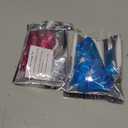 Mini Massager Handheld with 4 Heads Pocket Pen for Body, Face, Neck, Head,Back (Pink and Blue)