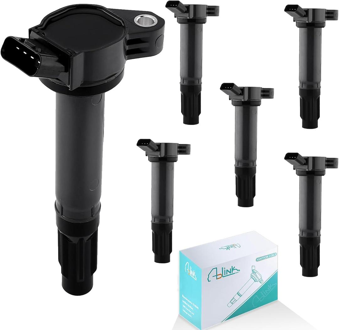 Set of 6 Ignition Coil Pack for 3.5L V6 Toyota Sienna Avalon Camry Highlander Rav4 Venza Lexus RX350 IS350 ES350 2007 2008 2009 2010 2011 2012 2013 2014 2015 OE# 90919-A2007, UF487