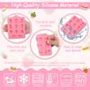 3 x 1 Pcs Mini Plant Silicone Mold, Sunflower Cactus Chocolate Fondant Mold, for Plant Theme Party Kitchen Baking Cookies Candy Chocolate Dough, Making Clay Bath Ball Resin