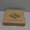 RCHYFEED Pull Out Spice Rack Organizer for Cabinet, Slide out Spice Organization for Inside Cabinets, Heavy Duty Seasoning Organizer Fits Kitchen and Pantry, Sauces, Canned (10.5''Wx10.5''Dx2.5''H)