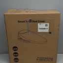 Electric Bidet Toilet Seat with Heated Seat, Warm Air Dryer, Endless Warm Water, Oscillating and Pulsating Spray Wash, Stainless Steel Self-Clean Nozzle, Sense Seat (Elongated)