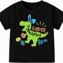 Boys Easter Shirts Kids Cotton Graphic Tees Casual T-Shirts 3-7 Years