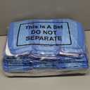 Gandeer 40 Pieces Microfiber Cleaning Pads Compatible with Bona Mop Reusable 18 Inch Mop Replacement Pads Washable Microfiber Mop Pads Refills Replacement Mop Heads for Floor Cleaning