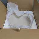 OAKOA Decorative Tray for Decor - Coffee Table Tray for Living Room - Round Tray for Home Decor - Coffee Table Decor Centerpiece - Modern Minimalist Centerpiece (Beige Resin)