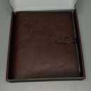 Photo Album 4x6 200 Photos, Genuine Leather Photo Albums with Writing Space with 30 Writing Paper, Travel Family Wedding Kids Graduation Ultrasound Baby Picture Album Scrapbook Photo Album Hold Hands