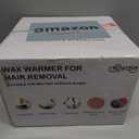 Professional Waxing Kit Wax Warmer Single Pot Wax Heater Machine for Hair Removal, Large Waxing Pot with Non-Stick Easy Clean Pot, 50 Sticks & 20 Collar, for Spa Salon Beauty Esthetician Home (White)