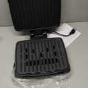 GEORGE FOREMAN Contact Submersible Grill, 5-Serving Grill - Adjustable Temperature Control, Black Plates, Wash the entire grill