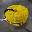 HUANCHAIN 500 ft Outdoor Extension Cord Waterproof 12/3 Gauge Heavy Duty with Lighted end, Flexible Cold-Resistant 3 Prong Electric Cord Outside, 15Amp 1875W 12AWG SJTW, Yellow, ETL