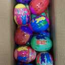 Holydeck 18 Pcs PreFilled Easter Eggs with Plush Bunny Toys Inside Perfect for Kids Girls Boys Easter Egg Fillers Hunt Easter Basket Stuffers Party Favors Gifts