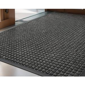 Color&Geometry Front Door Mat Outside Entrance, All-Season Heavy Duty Outdoor Door Mat for Patio Waterproof, Welcome Mat Doormat Outdoor Entrance Non Slip with Rubber Backing, Grey 24''x36''