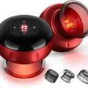 2 Pack Smart Cupping Therapy Massager, 7 in 1 Red Light Cupping Therapy Set with 2 Modes for Targeted Pain Relief, Muscle Soreness,Tighter Skin,Cupping Kit with 12 Levels Suction and Heat