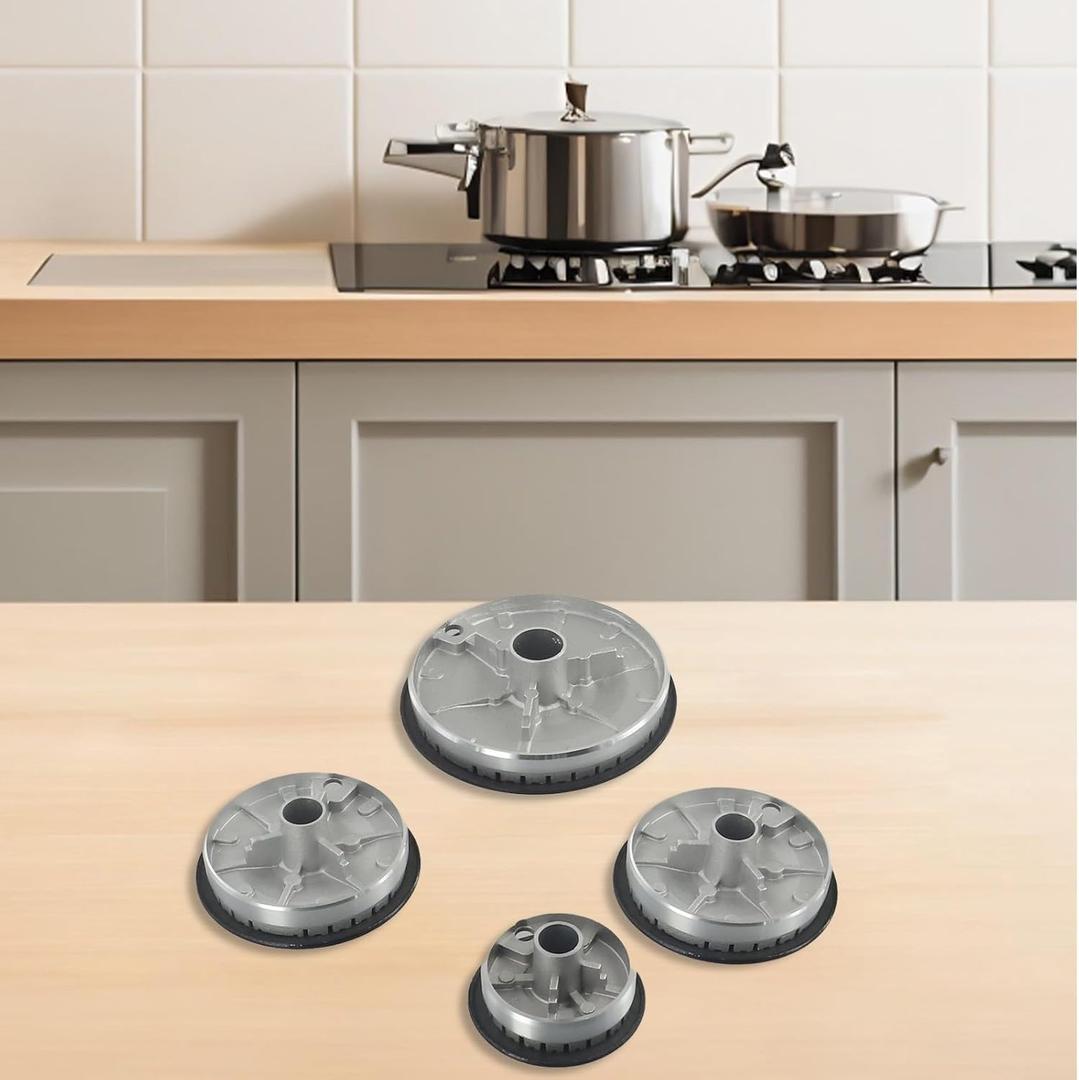 Stove Lid Kit for Kitchen Gas Hob Efficient Heat Distribution with Cooker Hat Set for SABAF Burners