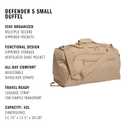 adidas Defender 5 Duffel Bag for Sports, Gym and Travel, Warm Sandstone Beige/Wonder Alumina Grey, OSFA | For Sports, Gym and Travel, OSFA, Small