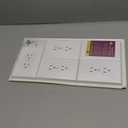 Bates Duplex Wall Outlet Covers - 10 Pack, White Wall Plates