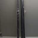 Tension Curtain Rod 51-166 Inch(4.25-13.83Ft), Extra Long Outdoor Curtain Rod for Patio Window, No-Drill Dual-End Adjustable Spring Shower Rod, Easy to Install Never Rust, Rod Diameter 1.26In, Black