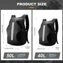 Motorcycle Helmet Backpack, Luggage Backpack for Men, Motorcycle Accessories, Motorbike Riding Bags, Bikers backpack, Large Capacity Laptop Bag