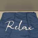 MIULEE Outdoor Waterproof Throw Pillow Covers Set of 2 Relax Decorative Outdoor Square Pillowcases for Chair Patio Garden Couch Tent Balcony Sofa Blue 20x20 Inch, Blue 