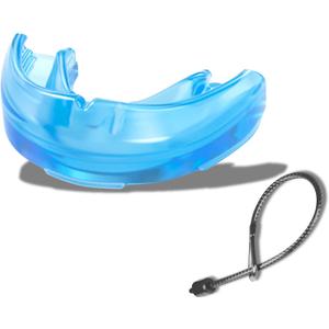 Shock Doctor Mouth Guard for Braces, Blue, Adult