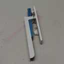 EsLuker.ly Universal Stainless Steel Microwave Oven Wall Mount Bracket with Removable Hooks, Arm Adjustable Foldable Kitchen Stretch Oven Stand Shelf Rack Load 100 lb, Silver