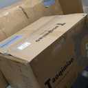 Taoqimiao 72 Inches Cat Tree for Large Cats, Multi-Level Tall Cat Tower, Widened Cat Condo with Large Scratch Board, 5 Scratching Posts, Metal Hammcock, Cozy Basket, Smoky Gray, MS045G