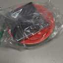 Red and Black Plates and Napkins Party Supplies, Include 9 Disposable Paper Plate, 7 Dessert Plates and Cups and Napkins Forks Set for Halloween, Christmas, Retirement, Birthday, Serves 50