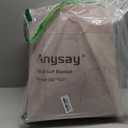 Faux Fur Throw Blanket, 1000GSM Fluffy Soft Bubble Blanket for Couch Bed, Cozy Plush Warm and Thick Blanket, Fuzzy Rabbit Throw for Living Room Bedroom 50''*60'' Tie-dye Grey