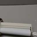 Joydeco No Drill Blackout Shades, Free-Stop Cordless Roller Shades, UV Protection, Thermal Insulated Blinds for Indoor Windows, Easy Install Window Blinds for Home and Office (Beige, 46" W X 75" H)