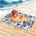 LINGSHINE Dog Cooling Mat Extra Large, 37.8" x 31.9" Self Cooling Pad for Pets 2XL, Waterproof Double Sided Indoor Outdoor Dogs Cats Puppies Rabbits, Kennels Crates Tents Beds
