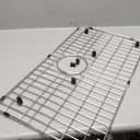 Kitchen Sink Grid and Sink Protectors, Stainless Steel Sink Grids for Bottom of Kitchen Sinks, 26" x 14" with Rear Drain for Single Bowl Sinks